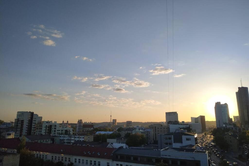 9Th Floor Amazing View Central Studio Apartment ヴィリニュス エクステリア 写真